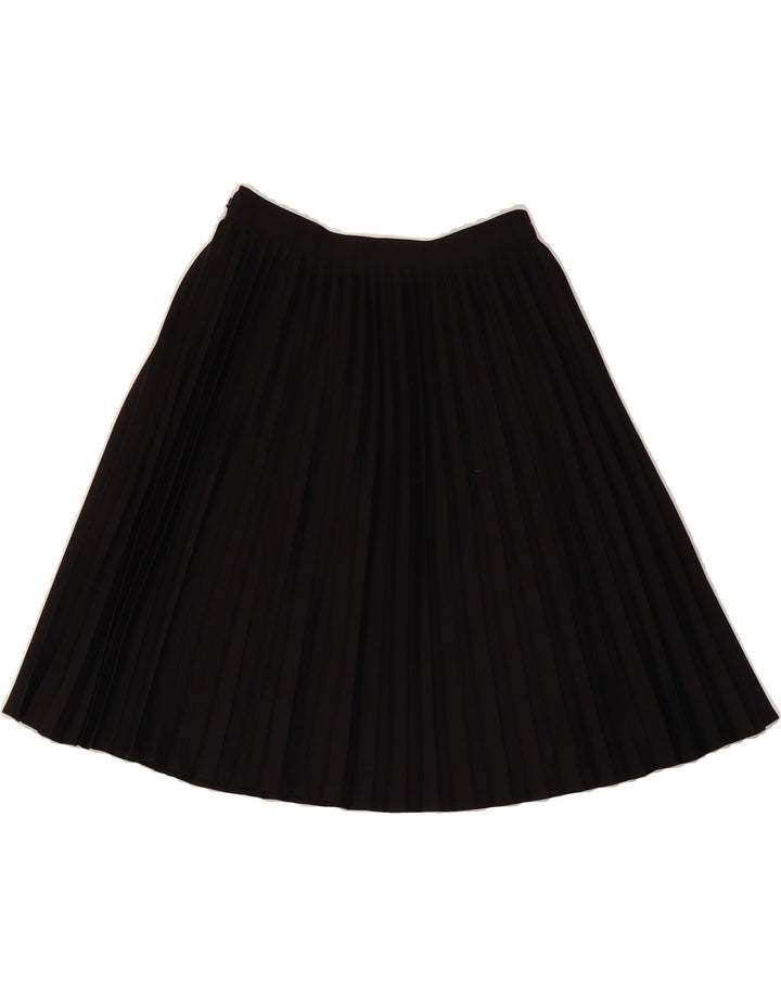 ESPRIT Womens Pleated Skirt UK 6 XS W24 Black Polyester Vintage Esprit and Second-Hand Esprit from Messina Hembry 