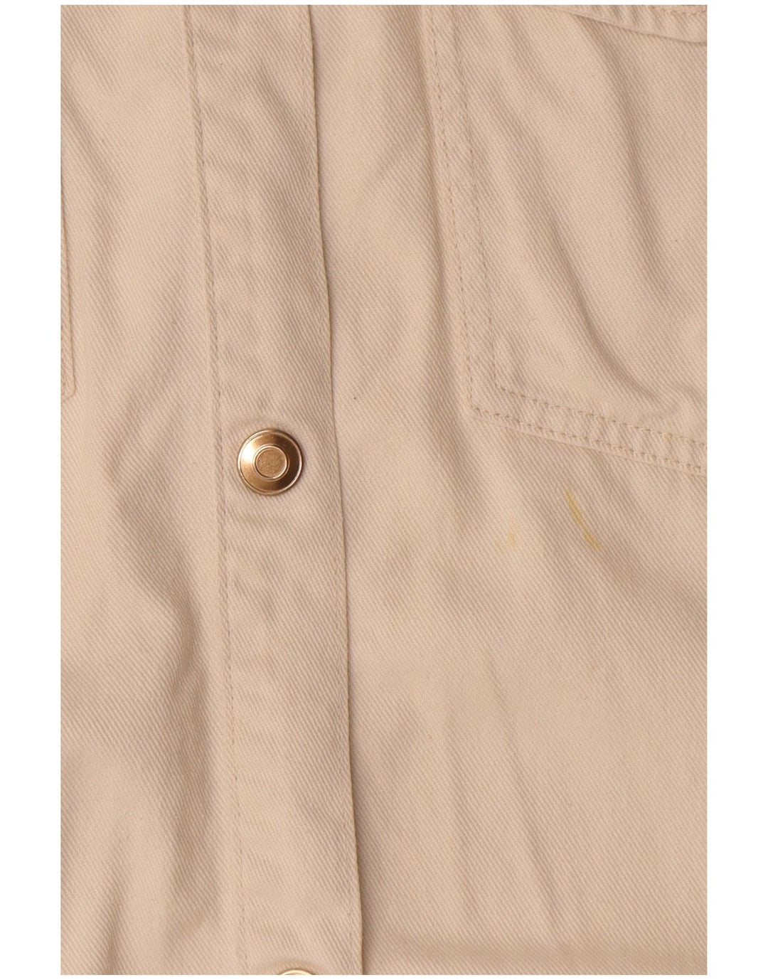 Giubbotto bomber da donna Zara UK 10 piccolo in cotone bianco sporco