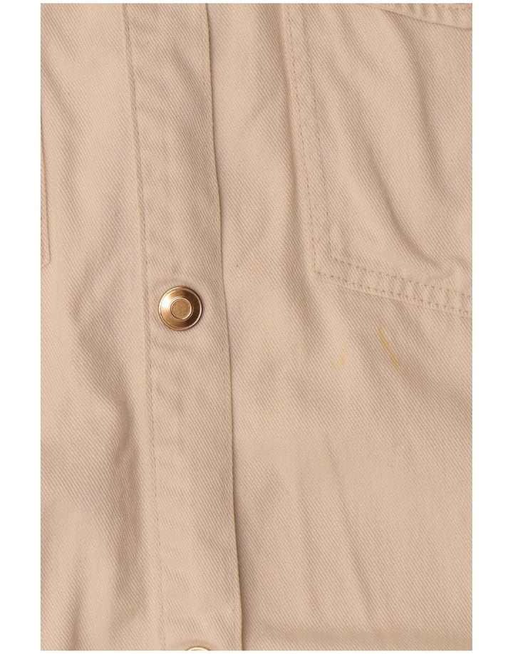Giubbotto bomber da donna Zara UK 10 piccolo in cotone bianco sporco