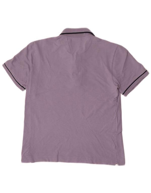 Polo da uomo Lacoste taglia 6 XL in cotone viola