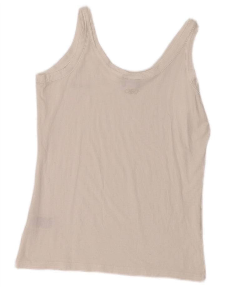Canotta Reebok da donna UK 18 XL cotone bianco