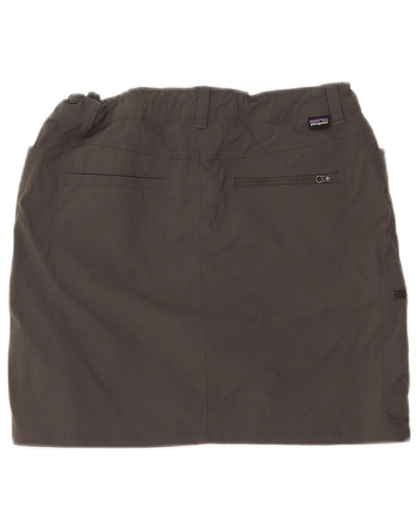 Gonna cargo da donna Patagonia US 8 Medium W34 Nylon grigio