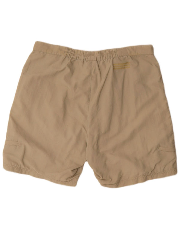 Pantaloncini cargo Adidas da uomo XL W38 Beige in poliammide