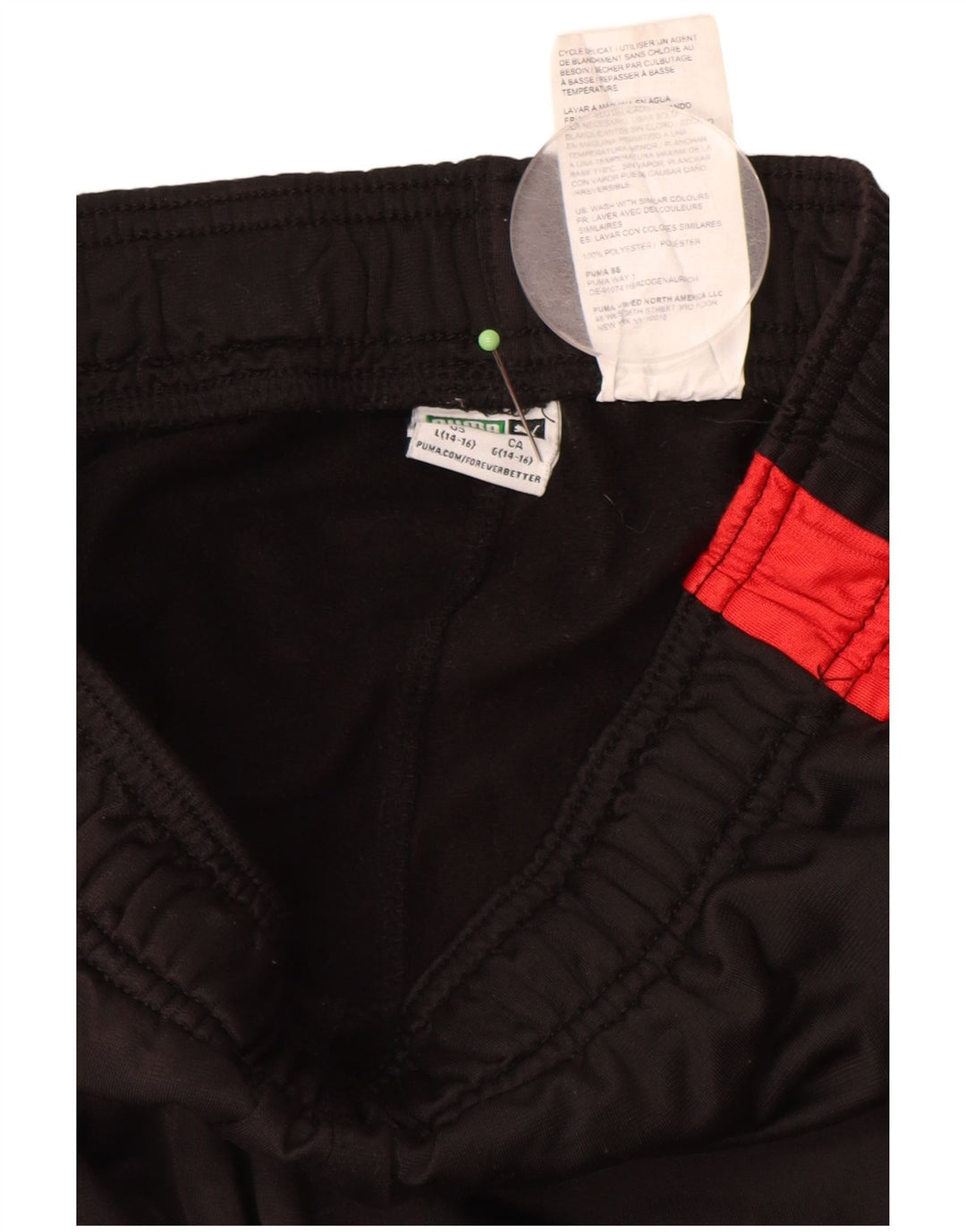 Pantaloni della tuta da ragazzo PUMA Joggers 14-15 anni Colorblock nero