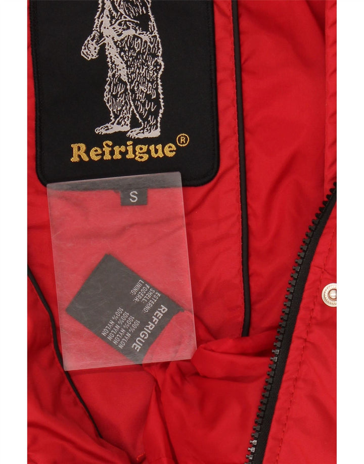 Giacca da donna Refrigue UK 10 piccola in nylon rosso