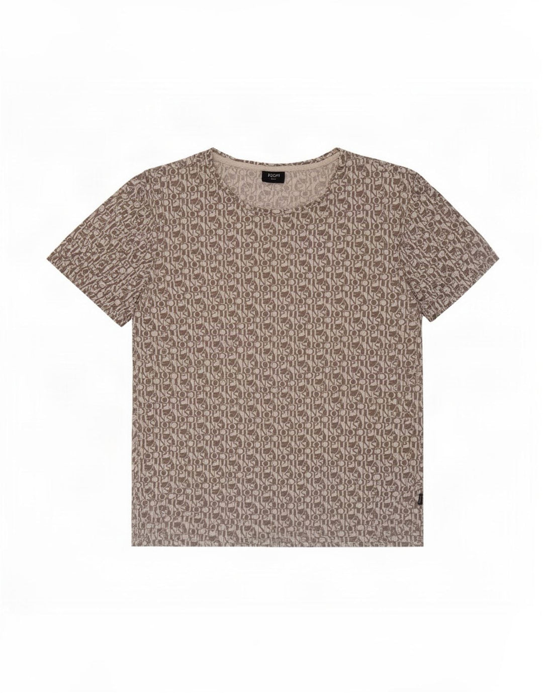 T-shirt grafica da uomo Joop Top in cotone grigio medio