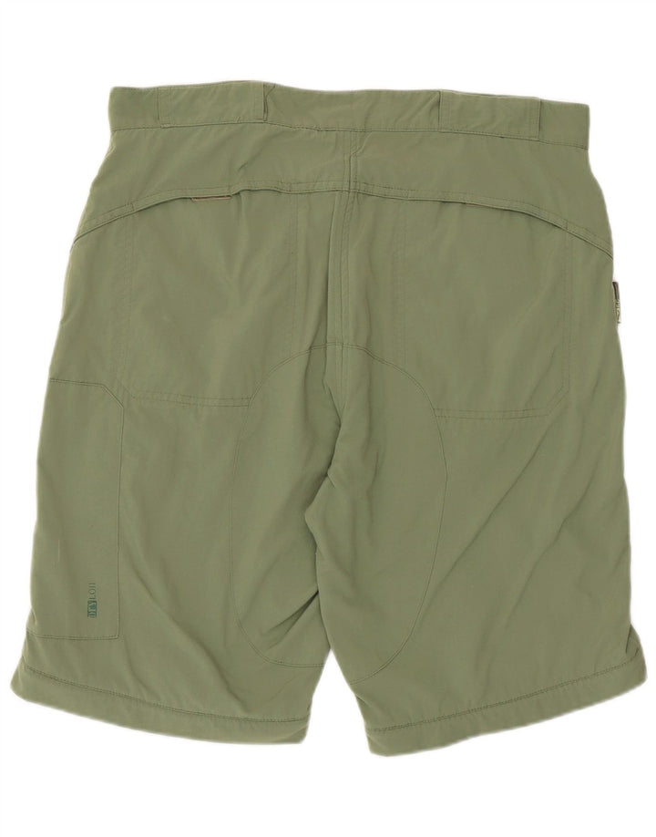 Pantaloncini cargo vintage da uomo grandi W34 verdi