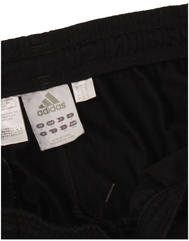 Pantaloni da tuta da uomo Adidas Small neri in poliestere
