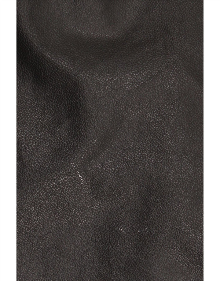 Giacca in pelle da uomo St. Bernard UK 40 grande in pelle nera