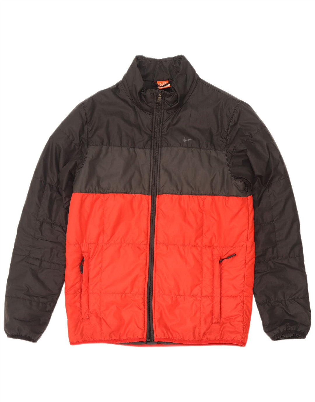 Giacca imbottita da uomo Nike UK 36 Small Nero Colourblock Poliestere