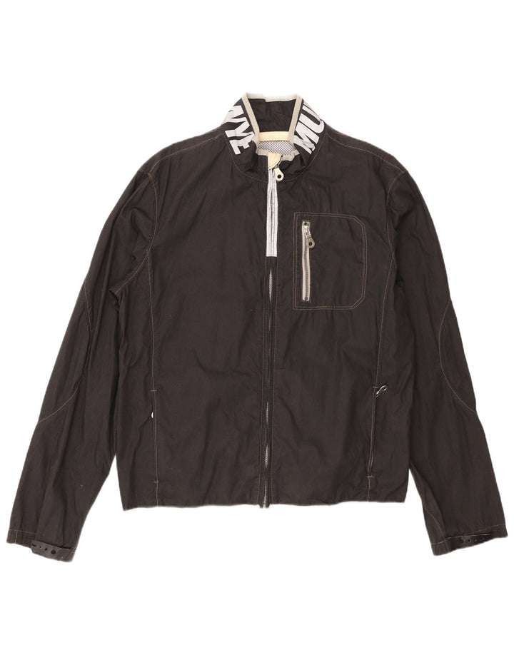 Bomber grafico da donna Murphy & Nye UK 18 XL cotone nero