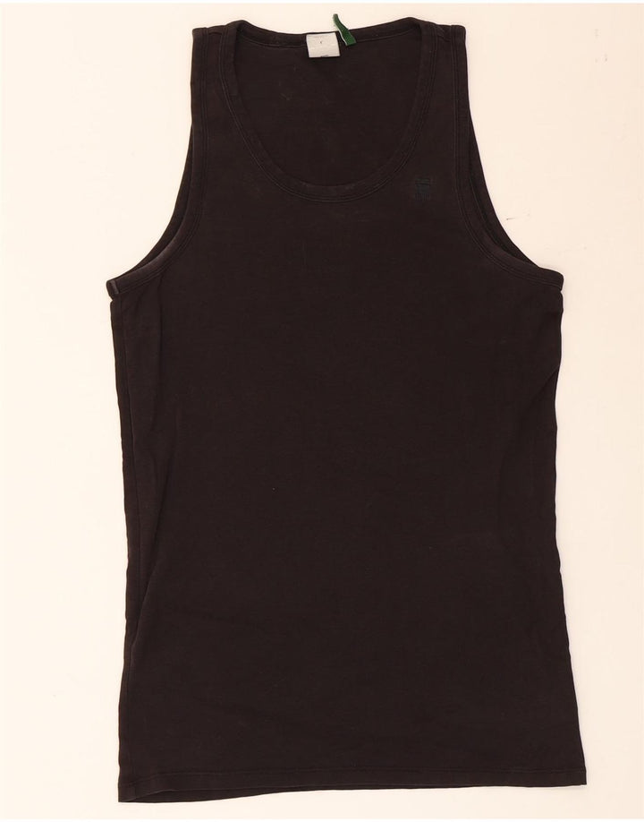 Canotta da uomo G-Star grande in cotone nero
