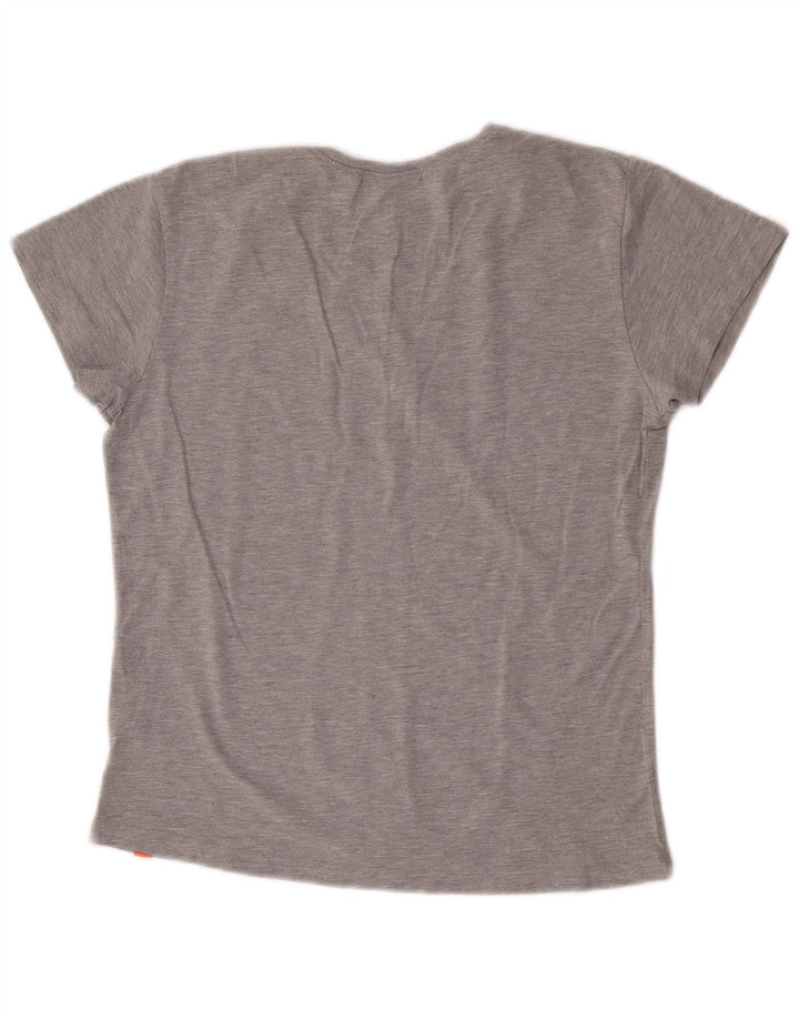 T-shirt da donna Nike Top UK 10/12 cotone grigio medio
