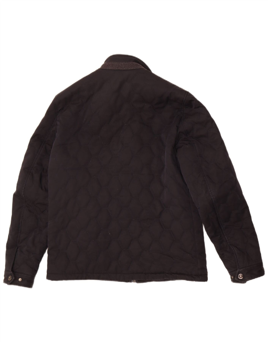 Giacca trapuntata da uomo Ted Baker taglia 4 grande poliestere nero