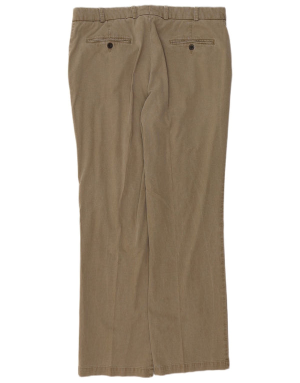 Pantaloni dritti da uomo in velluto a coste DOUGLAS W38 L31 in cotone beige