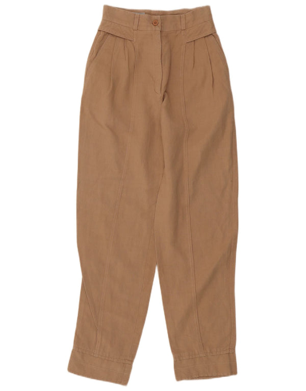 Pantaloni casual da donna a vita alta Zucchero IT 40 Small W24 L29 Beige