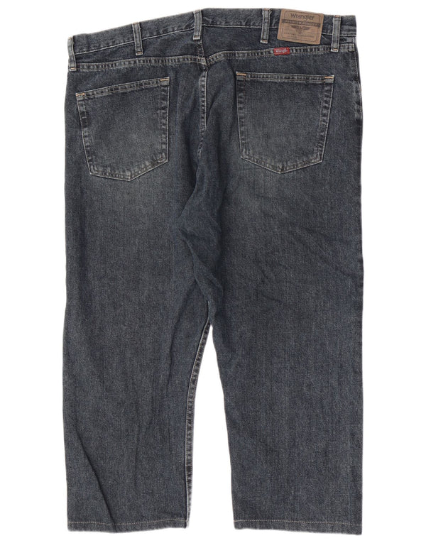 Jeans dritti da uomo Wrangler W40 L23 cotone blu navy