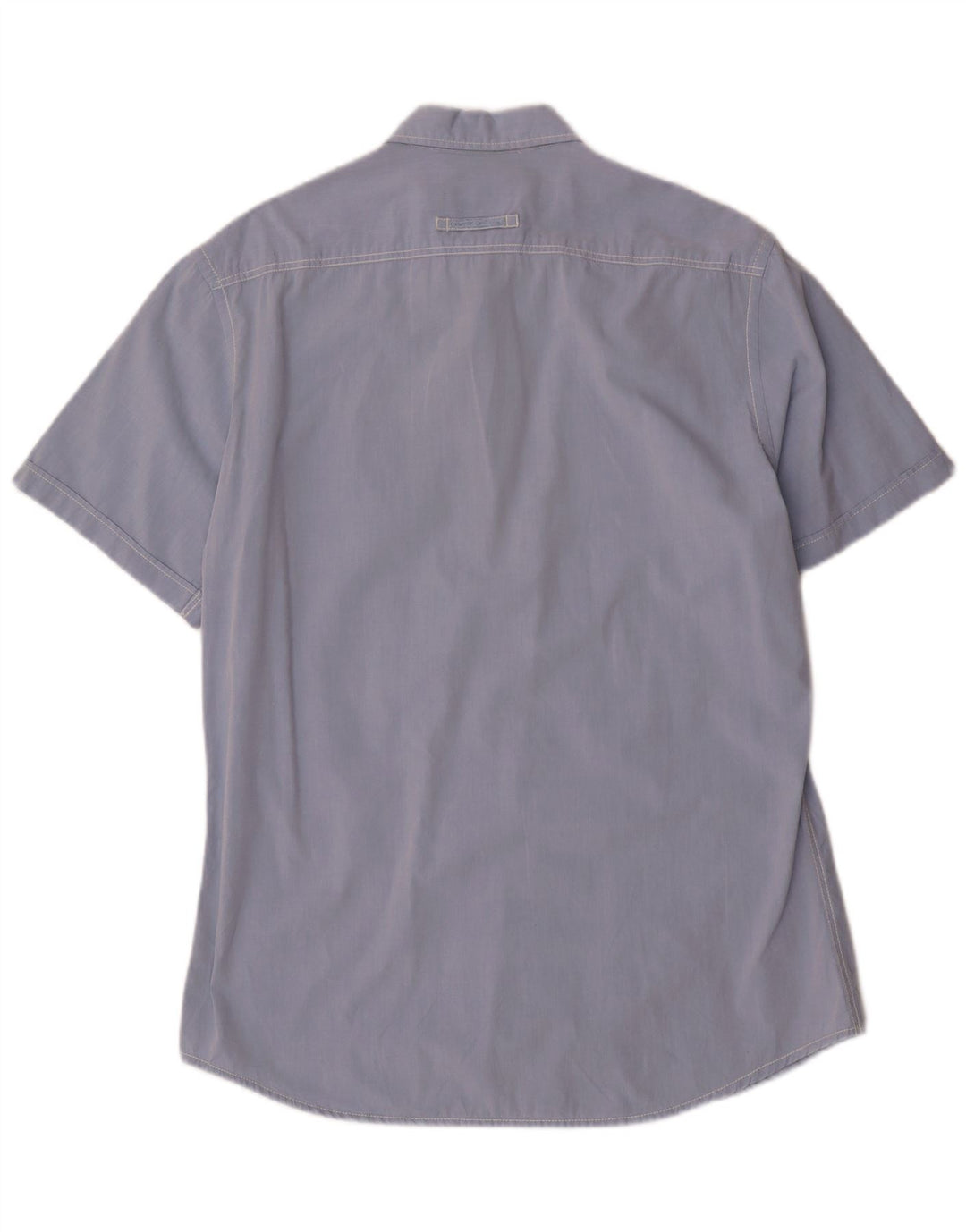 Camicia aderente a maniche corte da uomo Camel Active grande blu