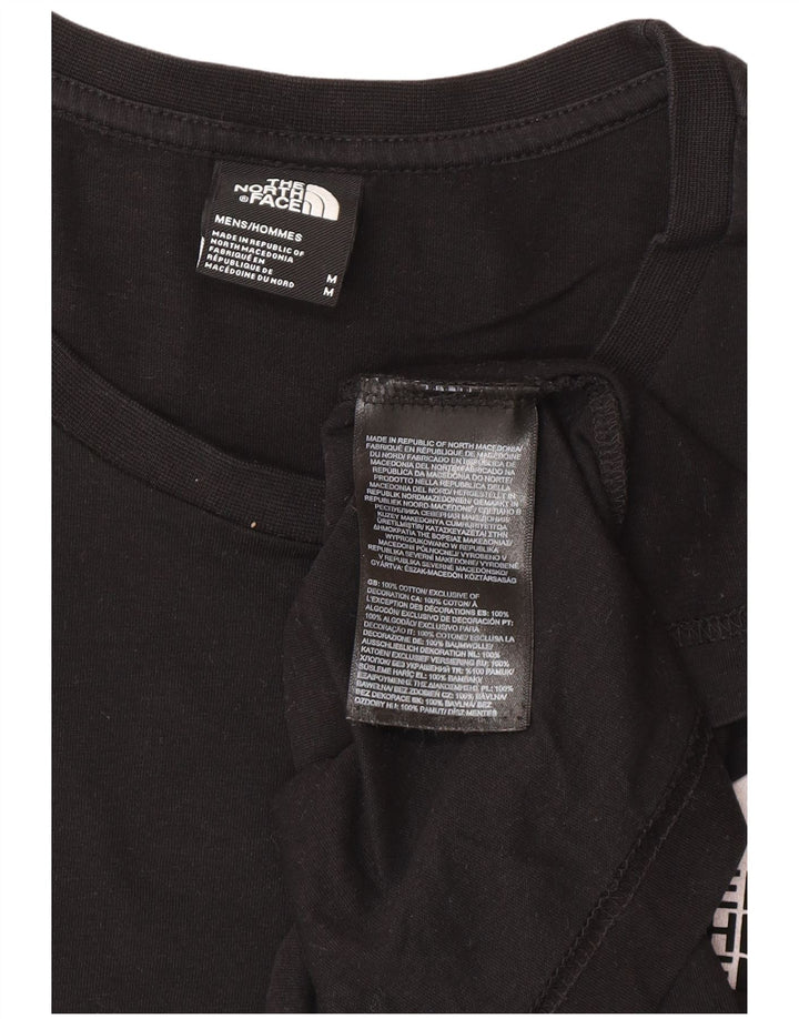 T-shirt grafica da uomo The North Face Top in cotone nero medio