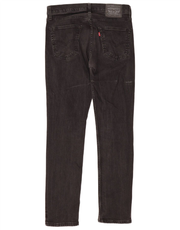 Jeans slim da uomo Levi's W33 L32 cotone nero