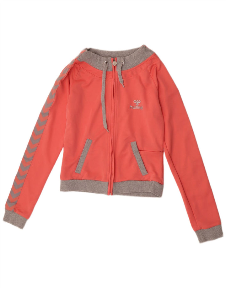 Giacca da tuta grafica da donna Hummel UK 10 Small Pink Colourblock