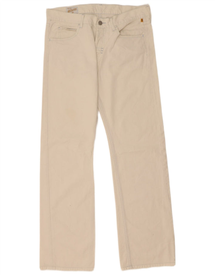 Jeans dritti da uomo Meltin' Pot W32 L33 bianchi