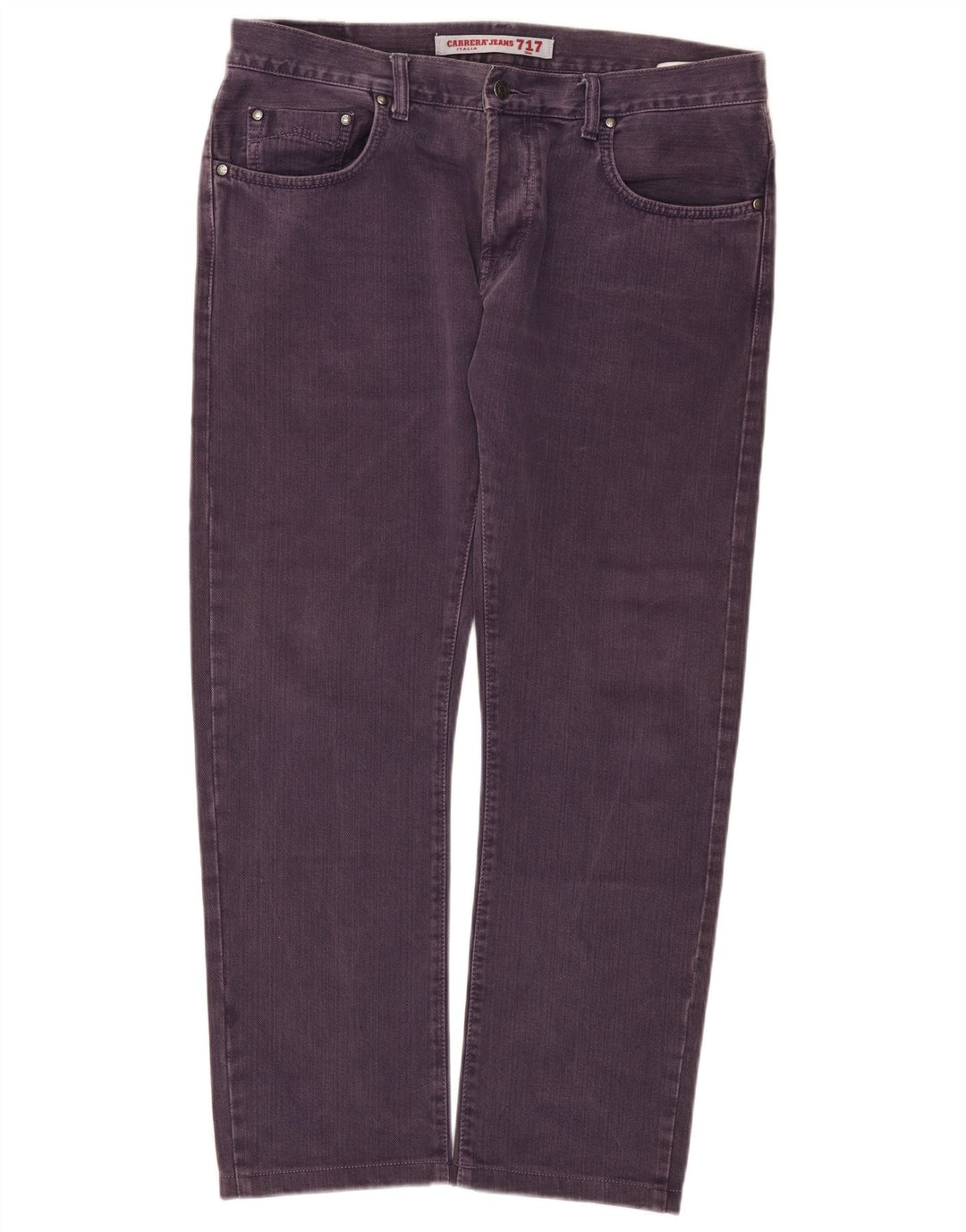 Jeans dritti da uomo Carrera W36 L29 cotone viola