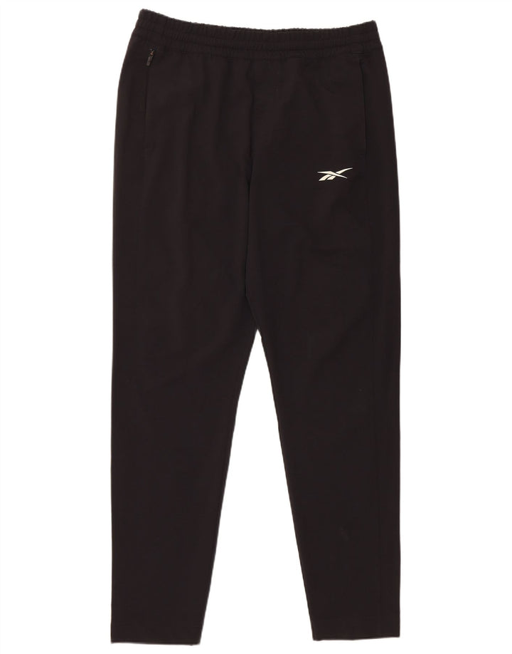 Pantaloni da tuta da uomo Reebok Medium neri in poliammide