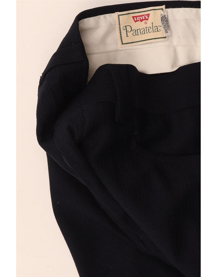 Pantaloni casual dritti da donna LEVI'S W34 L29 Blu navy