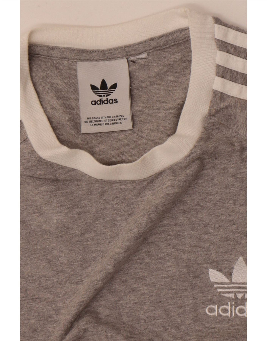 T-shirt Adidas da uomo Top piccola grigia chiazzata