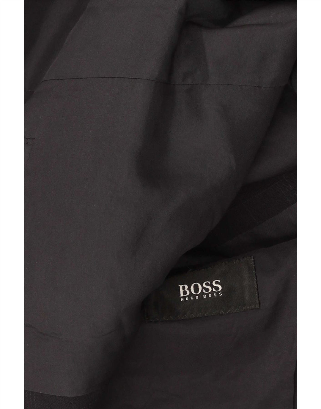 Giacca blazer da uomo a 3 bottoni Hugo Boss UK 38 medio blu navy a quadri
