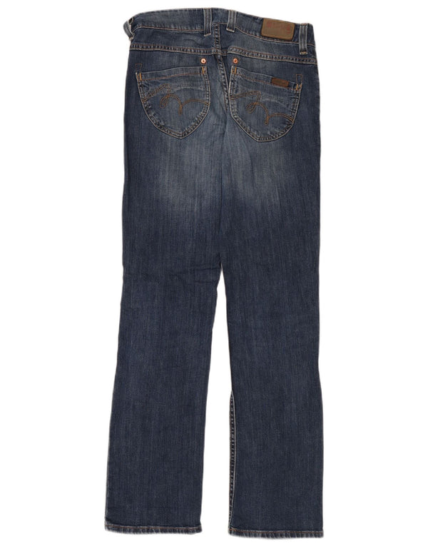 MUSTANG Womens Straight Jeans W30 L34 Blue Cotton