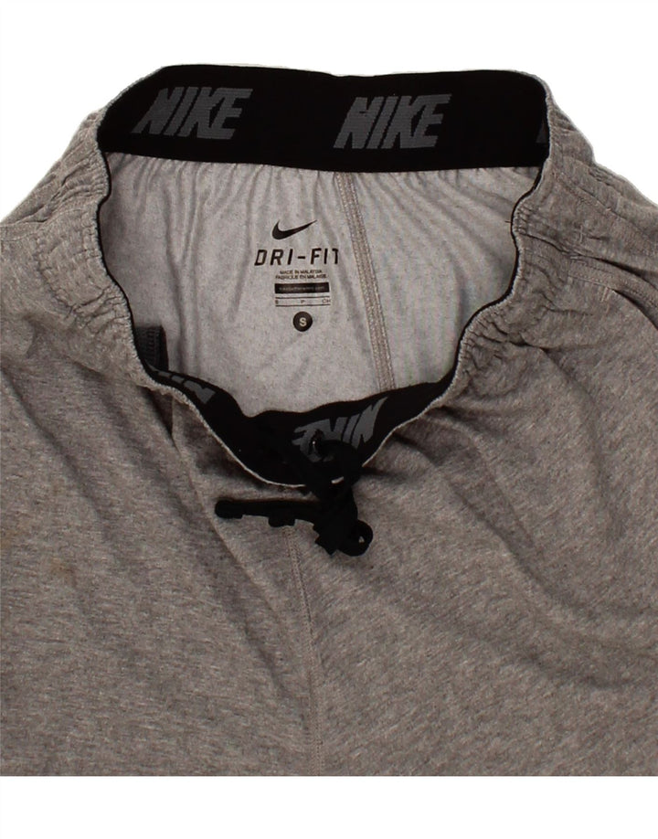 NIKE Mens Dri Fit Sport Shorts Small  Grey Cotton Vintage Nike and Second-Hand Nike from Messina Hembry 