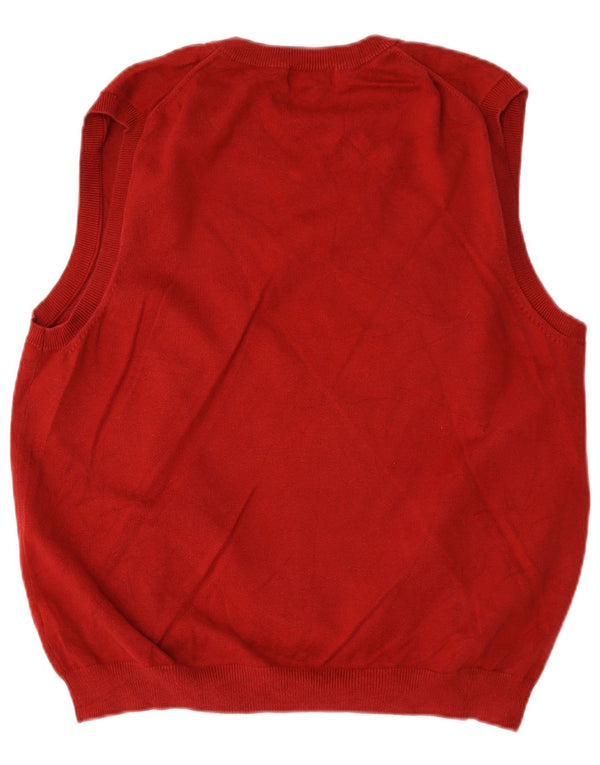 Canottiera da uomo Eddie Bauer in cotone bordeaux medio