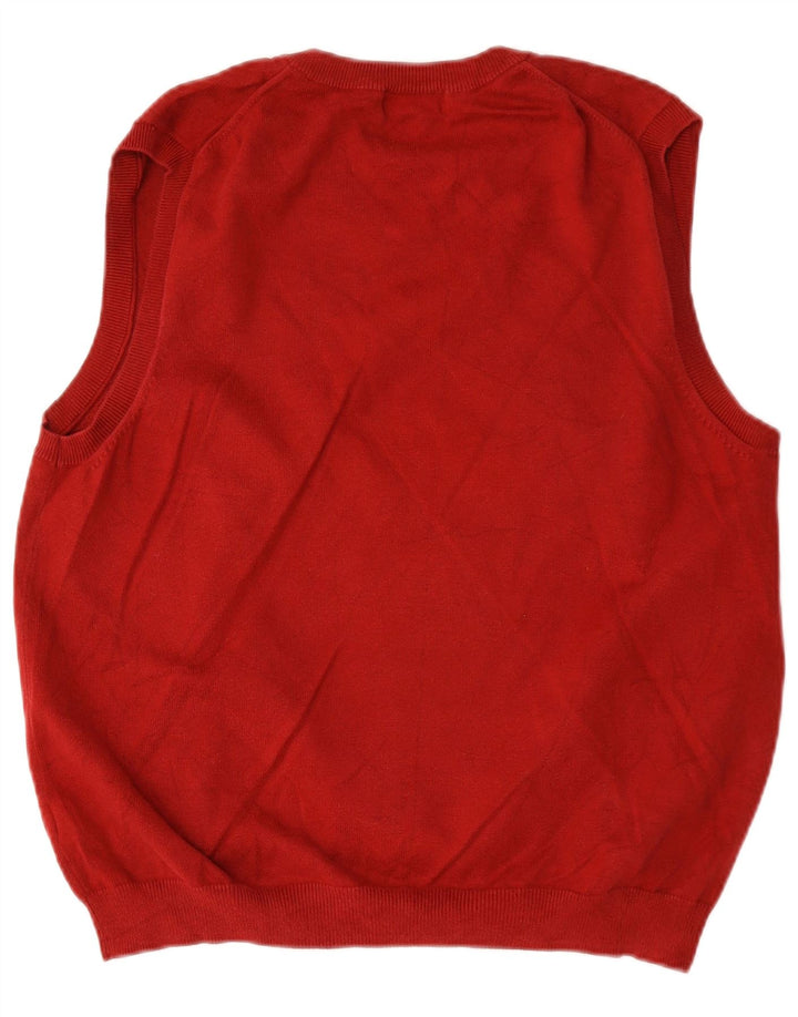 Canottiera da uomo Eddie Bauer in cotone bordeaux medio