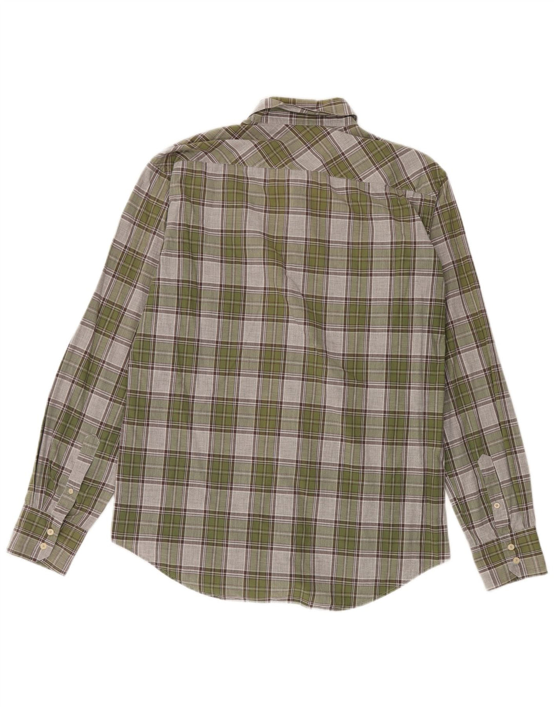 Camicia da uomo Best Company 2XL Cotone a quadri verdi