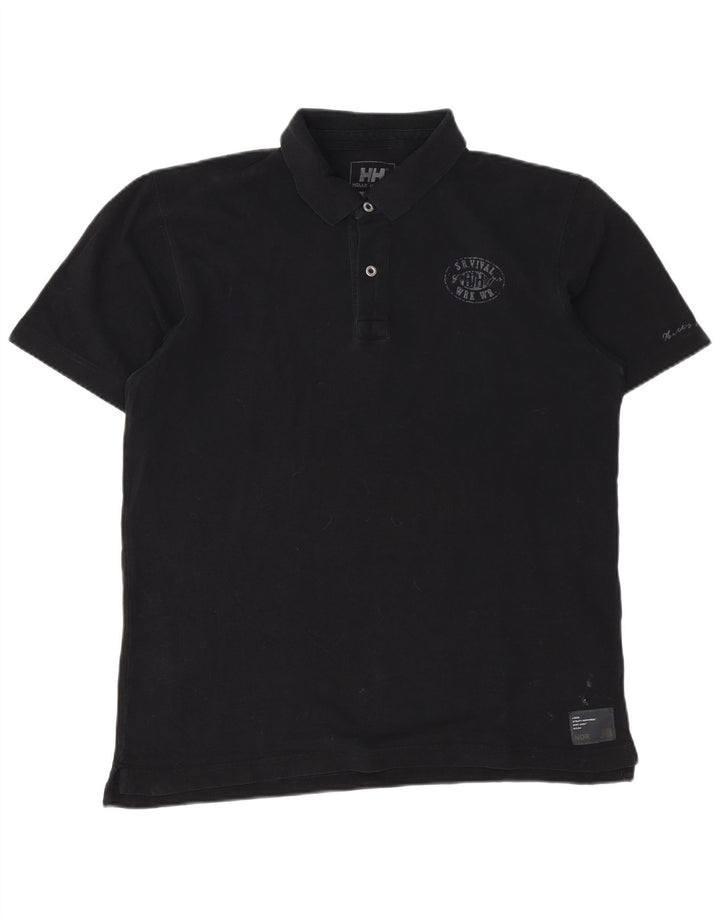 Polo da uomo Helly Hansen grande nera