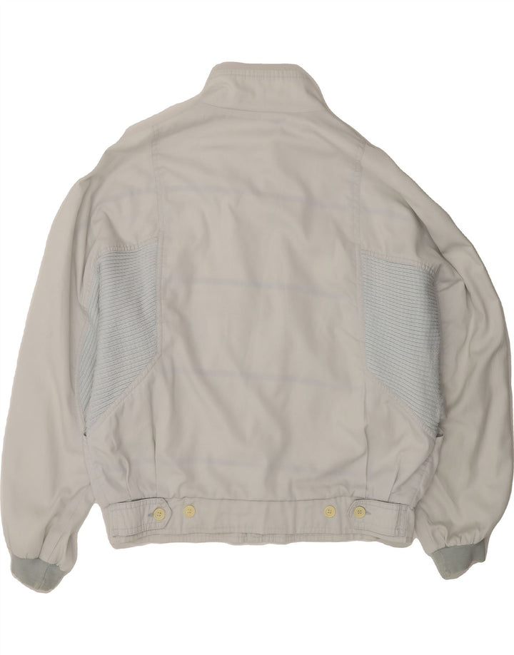 RADICI Mens Bomber Jacket UK 42 XL White Colourblock Vintage Radici and Second-Hand Radici from Messina Hembry 