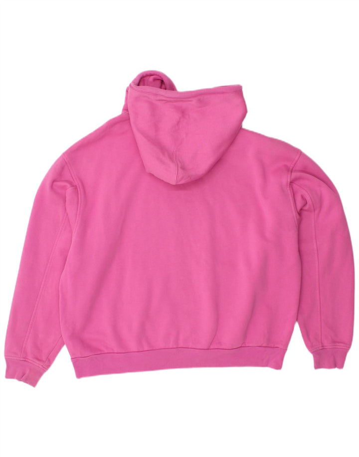 Maglione con cappuccio oversize corto da donna LEVI'S UK 14 Cotone rosa medio