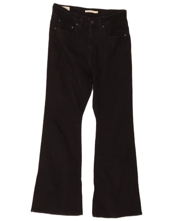 Jeans svasati a vita alta 726 da donna Levi's W30 L30 cotone nero