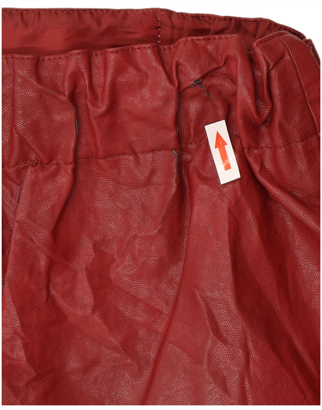 Gonna in pelle Zara da donna piccola W26 bordeaux