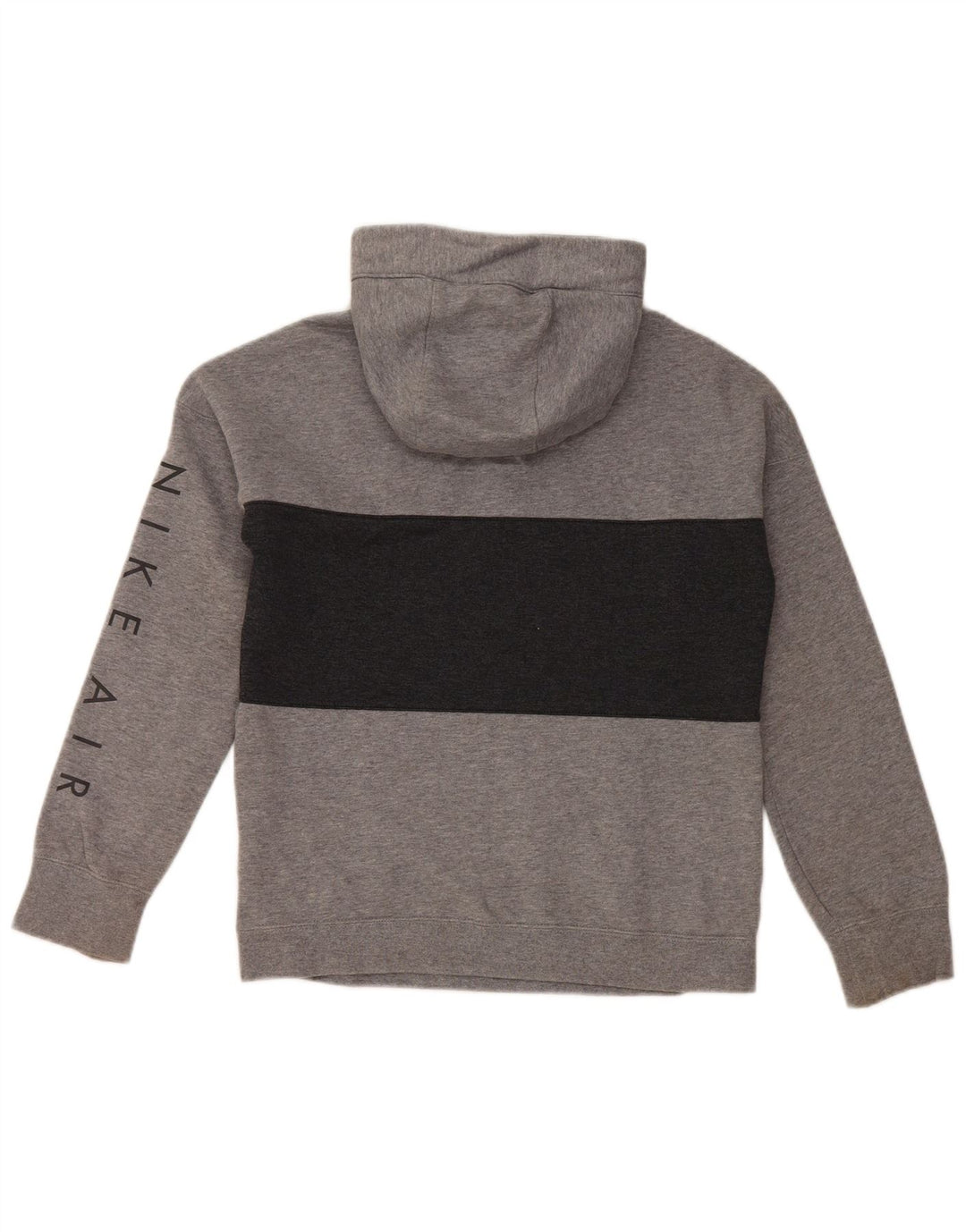 Felpa con cappuccio grafica NIKE per ragazzi 12-13 anni Large Grey Colourblock