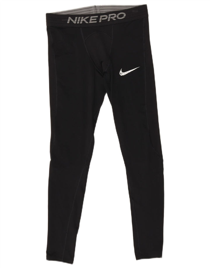 Leggings grafici Nike da uomo con vestibilità attillata, poliestere nero medio
