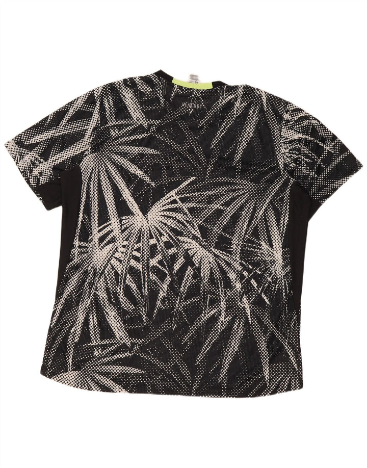 T-shirt da uomo Adidas Top 2XL poliestere floreale nero
