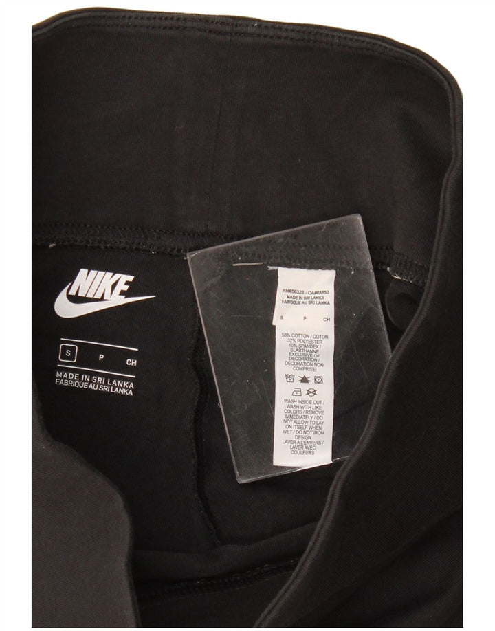 Pantaloncini sportivi da donna NIKE UK 8 piccoli in cotone nero