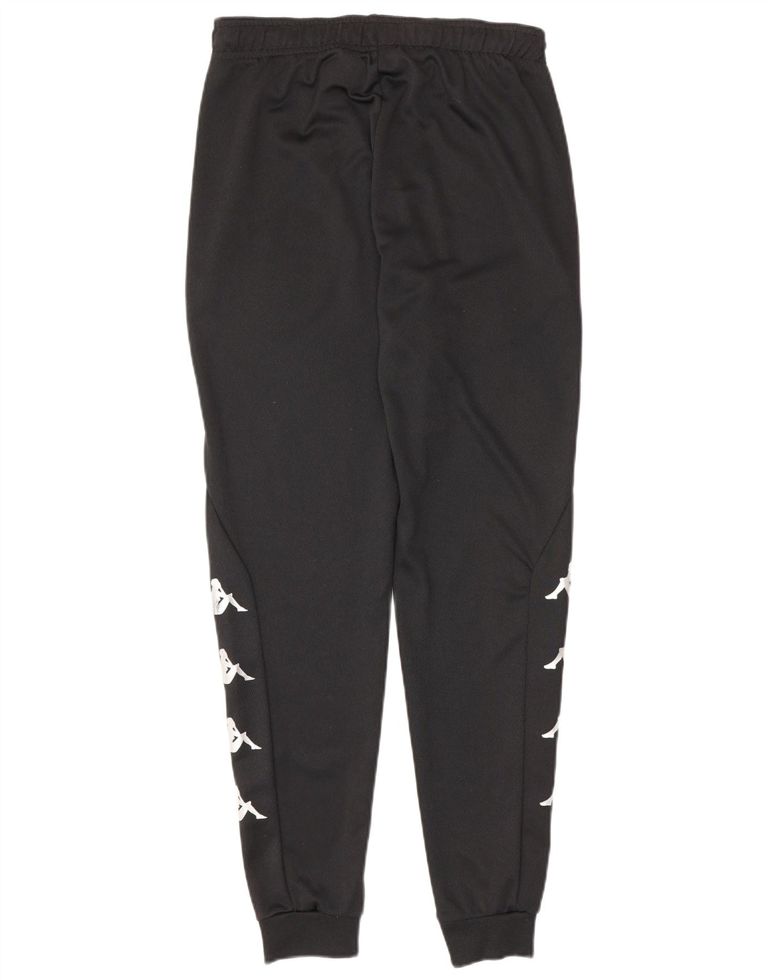 Pantaloni da tuta con grafica Kappa da uomo Joggers piccoli neri