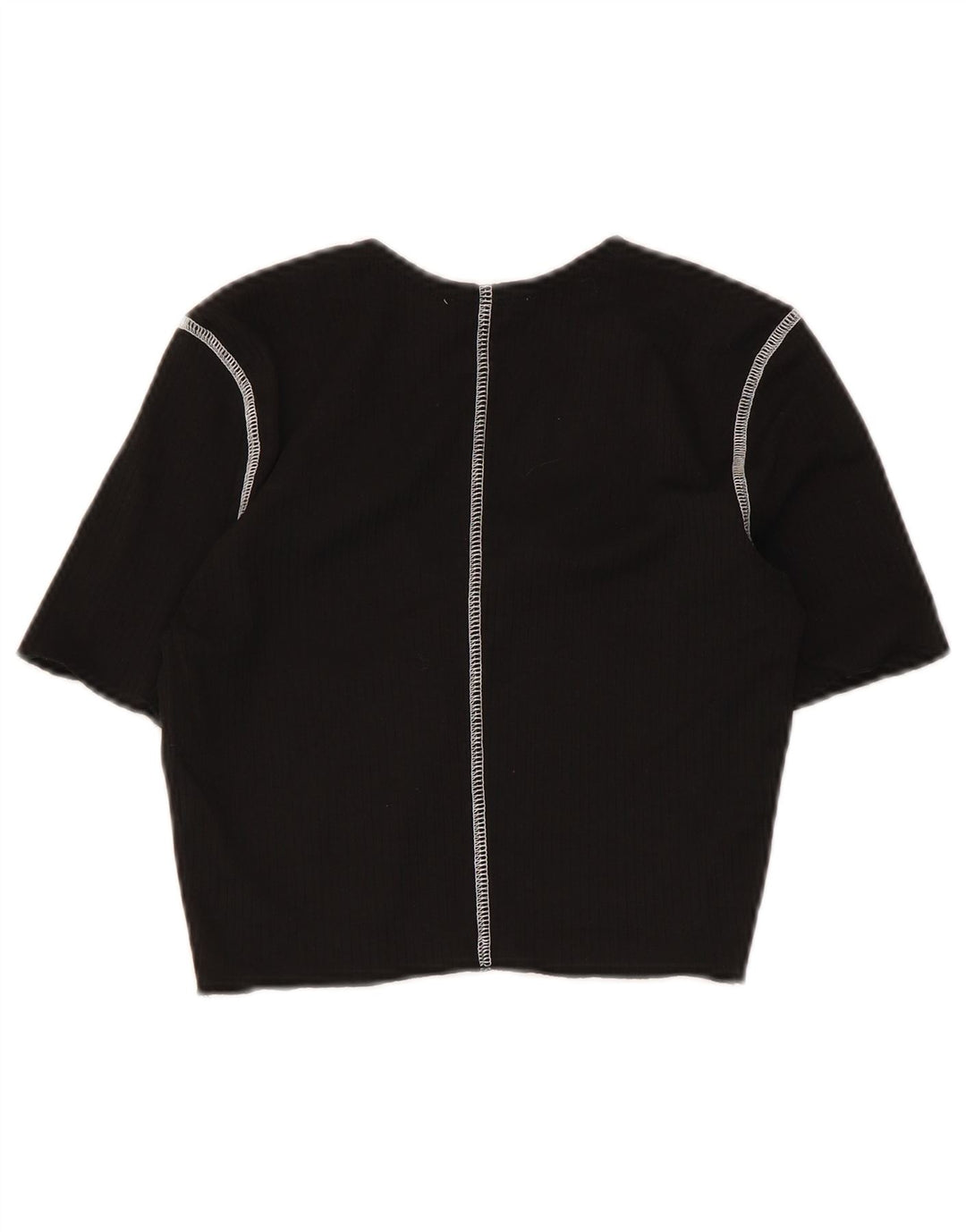 Top corto in camicetta corta da donna Zara UK 8 piccolo nero