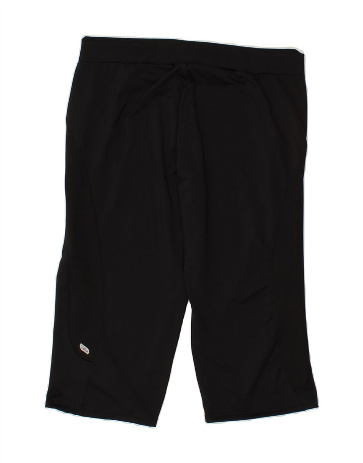 UMBRO Womens Bermuda Sport Shorts UK 14 Medium Black Vintage Umbro and Second-Hand Umbro from Messina Hembry 