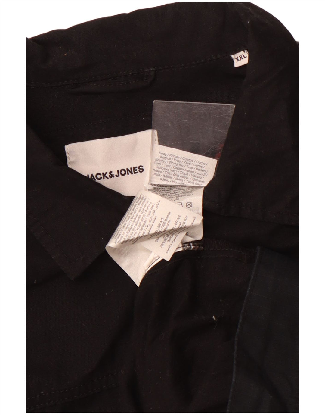 Camicia da uomo Jack & Jones 2XL cotone nero