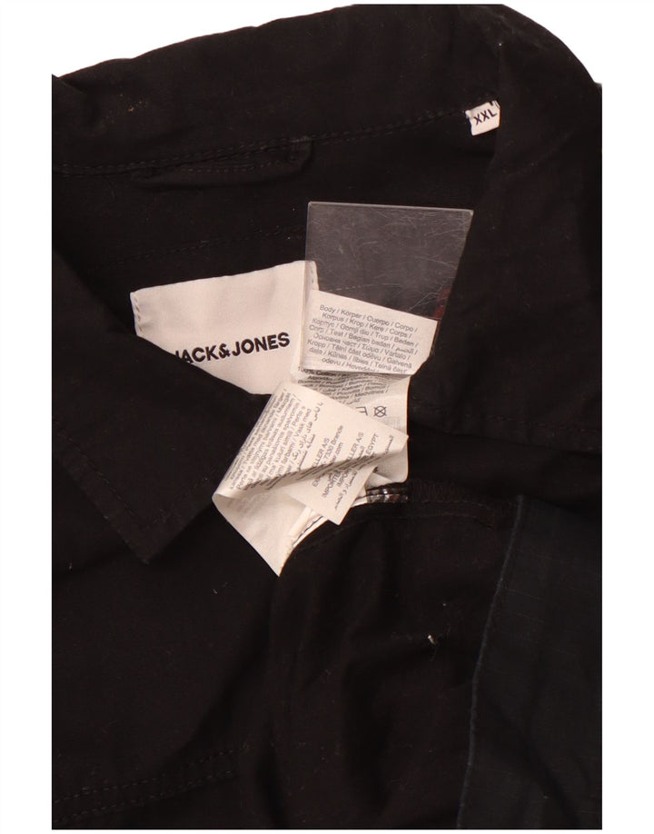 Camicia da uomo Jack & Jones 2XL cotone nero